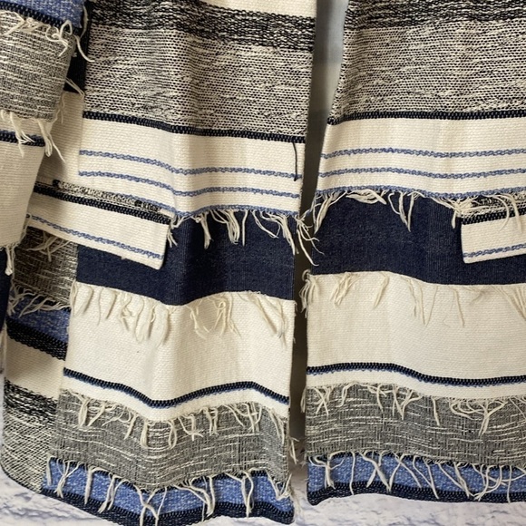 Zara striped textured jacket large - Picture 4 of 7